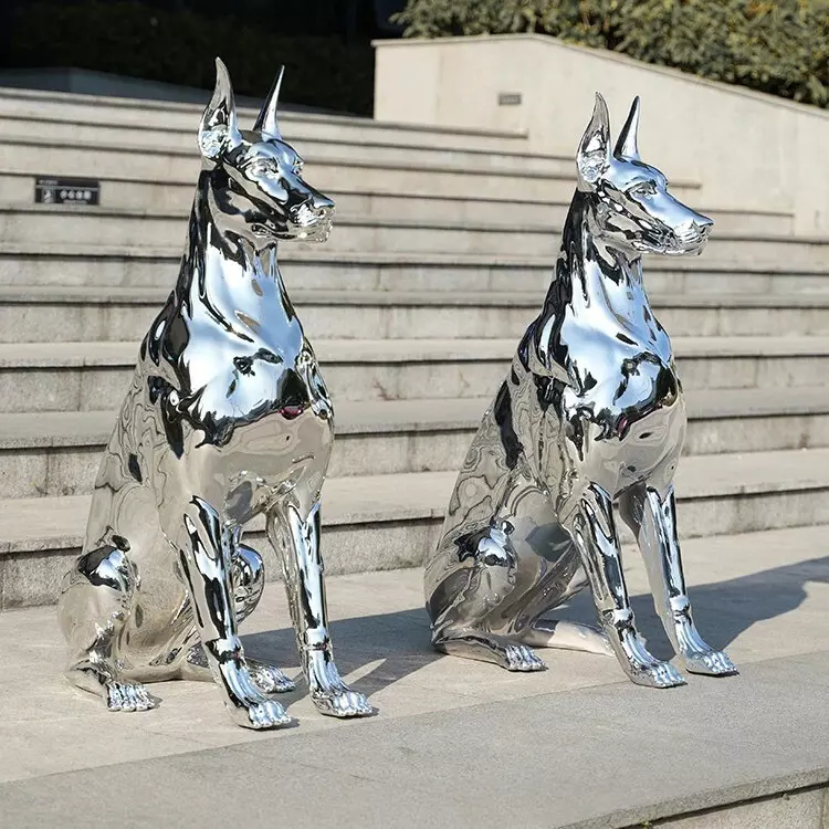 Sculpture doberman vue alternative